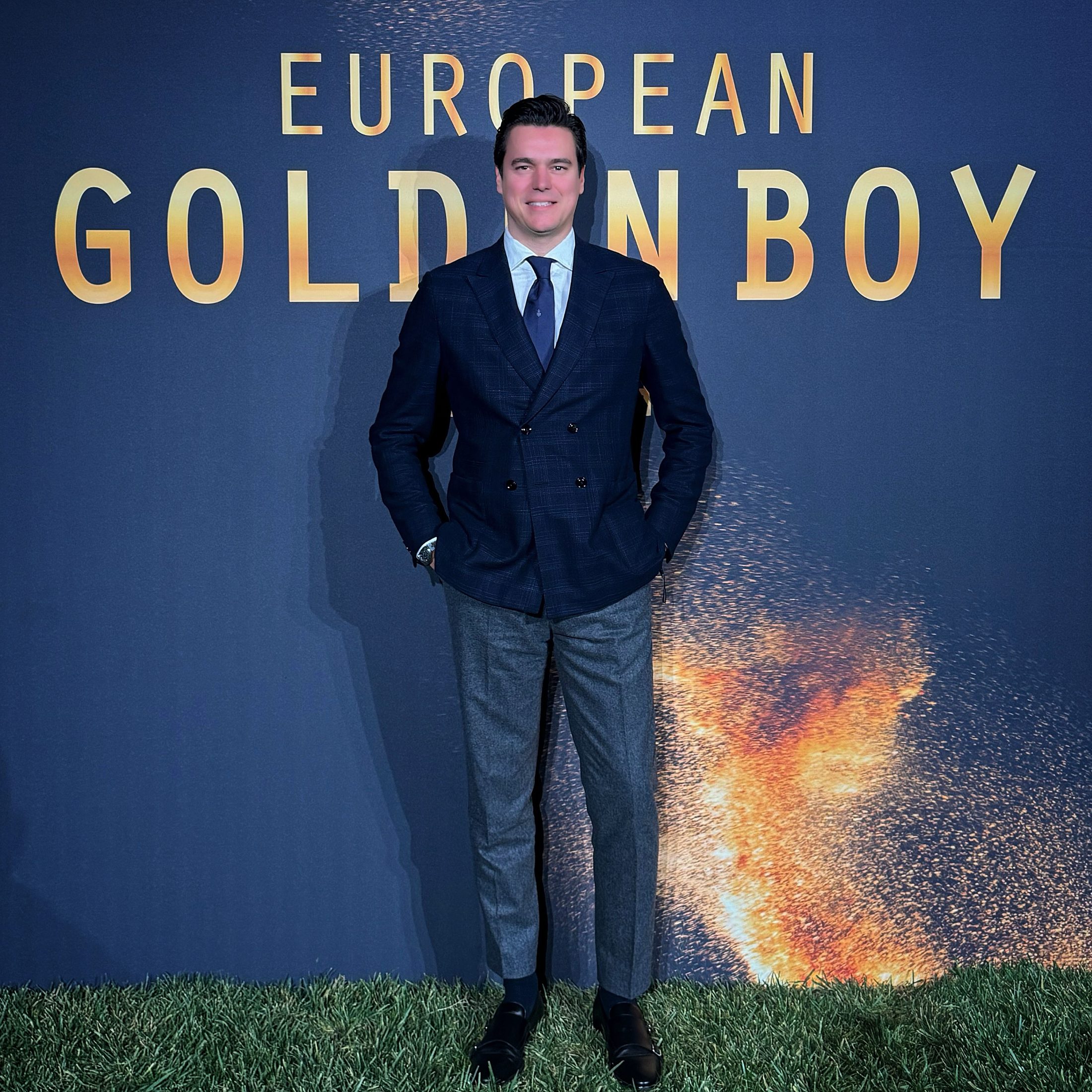 At the European Golden Boy awards