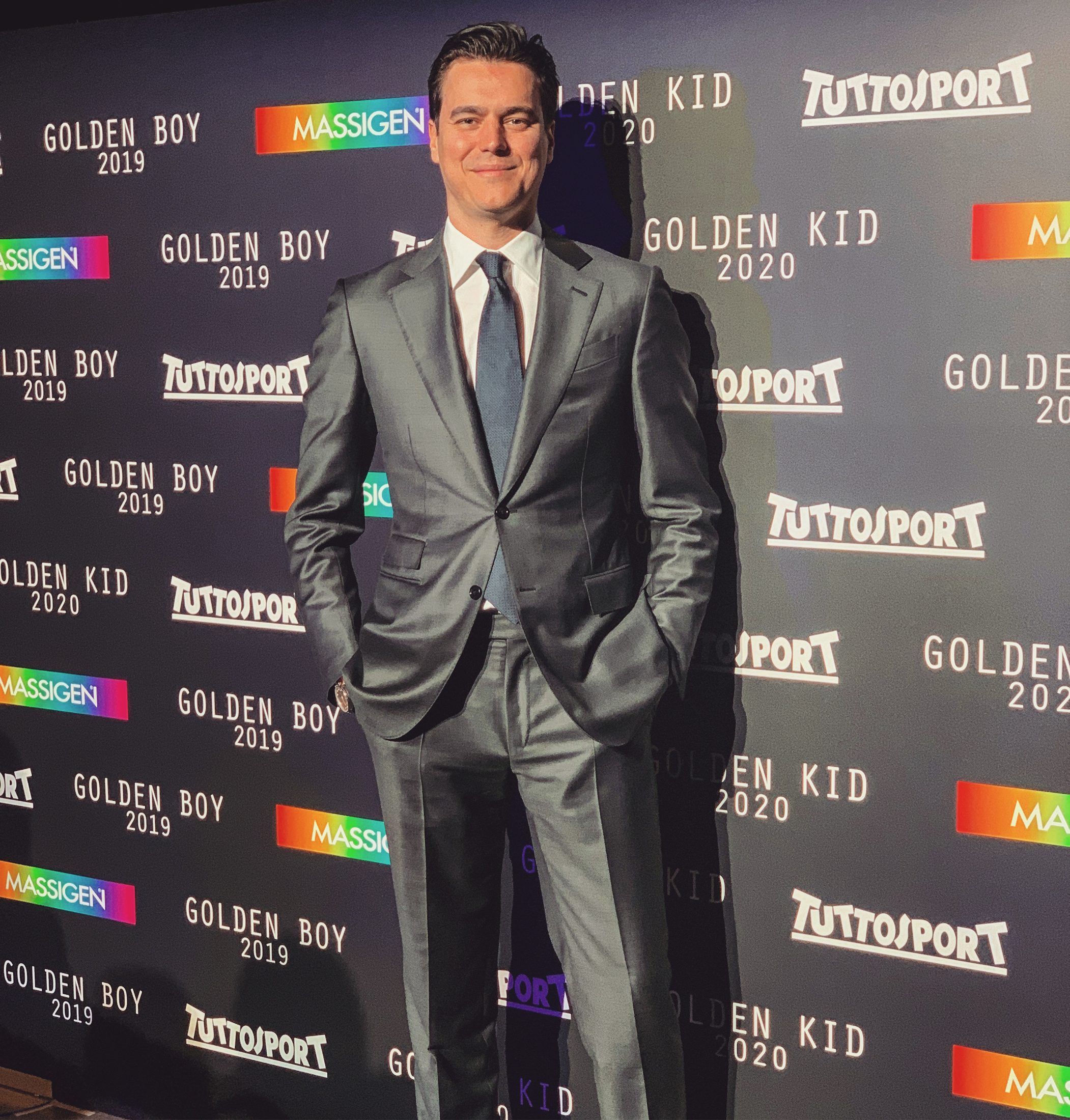 At the Golden Boy 2019 awards