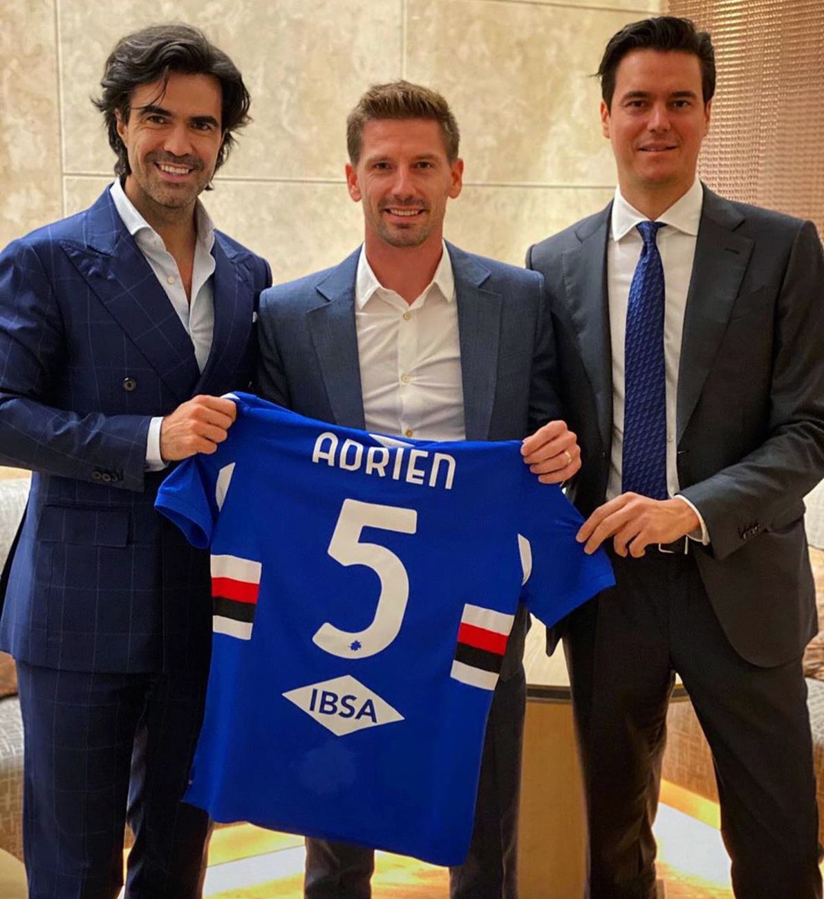 Adrien Silva signing with Sampdoria