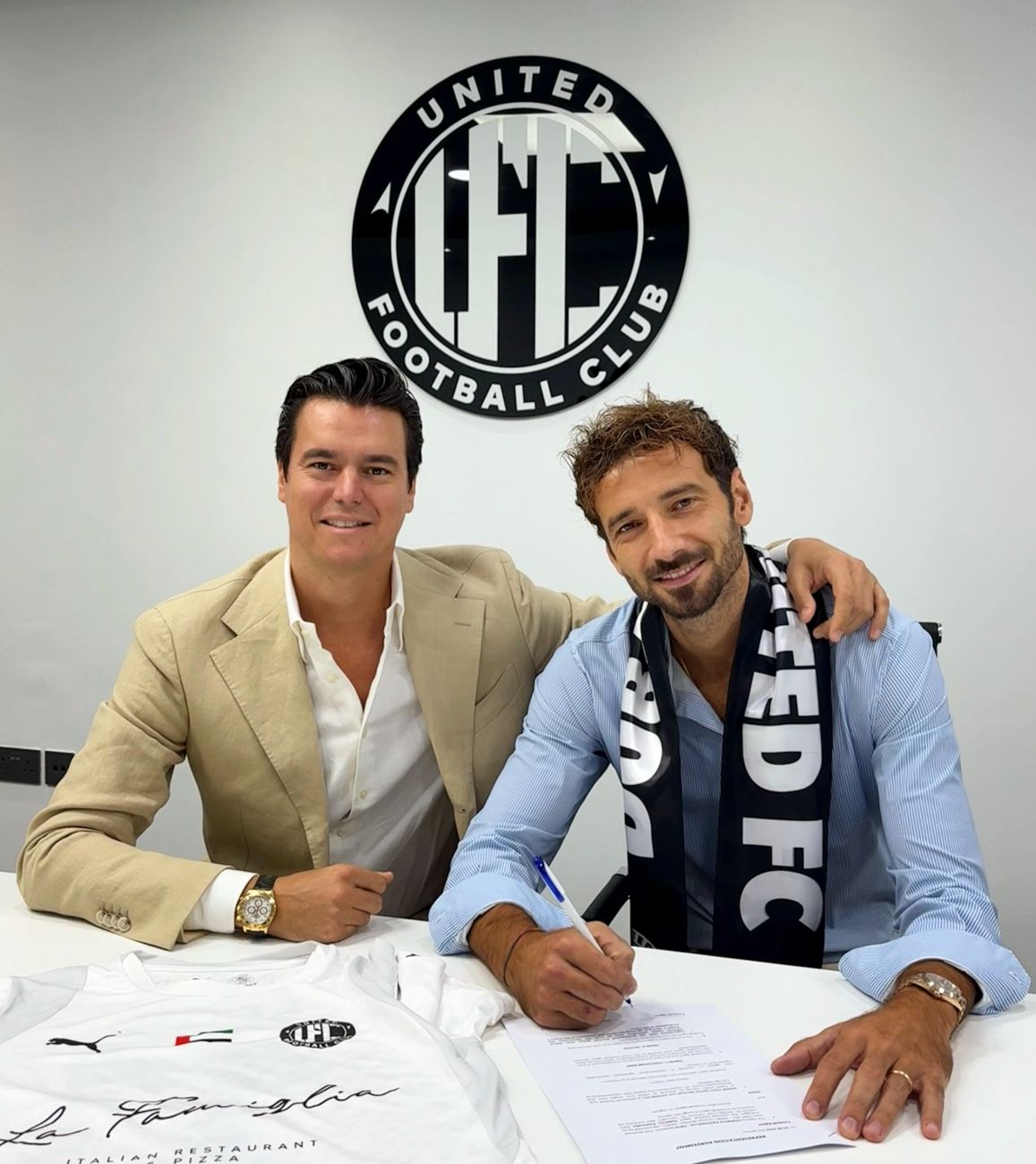 Ferrari signing with United FC